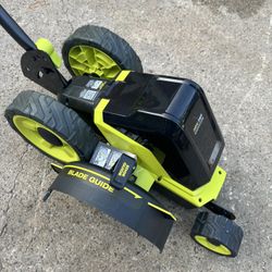 New Ryobi 40V  HP - Brushless 9in Cordless EDGER-W Battery 4,0Ah W Charger All Is Brand New In Box / Pickup Only 