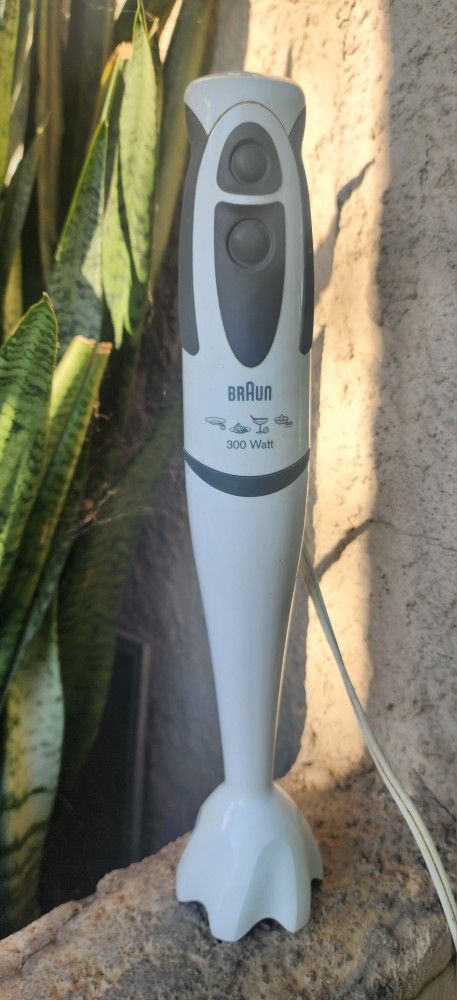 BRAUN MODEL 4183 HAND HELD IMMERSION BLENDER MIXER HOUSEHOLD TYPE WORKS GREAT