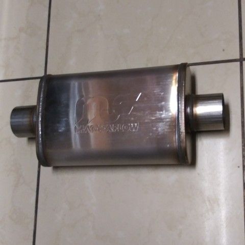 MF Magnaflow Stainless Steel Exhaust Muffler 3 Inch Inlet / Outlet ...