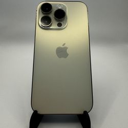 Gold T-mobile iPhone 14 Pro 128gb