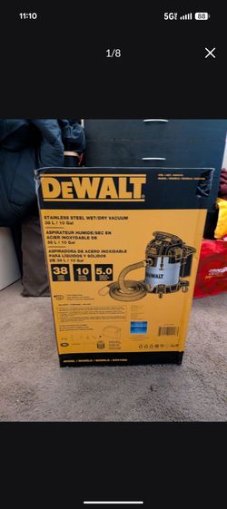 DeWalt Metal Vacuum Heavy Duty Construction
