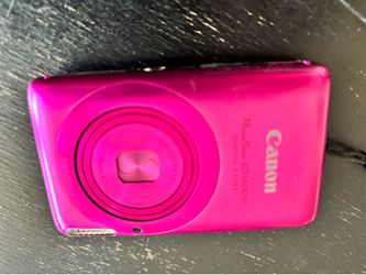 Rare Hot Pink -Canon PowerShot SD1400 IS Digital Camera – Excellent Condition