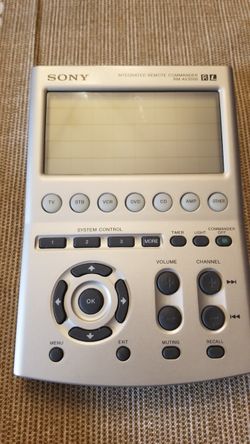Sony RM AV-3000 Universal Remote