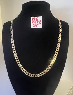 14K Solid Gold Chain For Wedding 27.7Gr  24 Inches Long