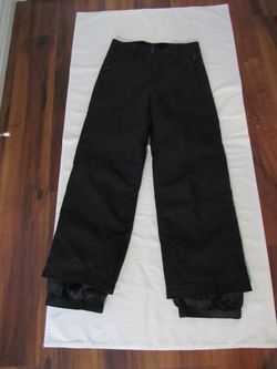 Youth 12 Black Snowboard Ski Pants, Obermeyer