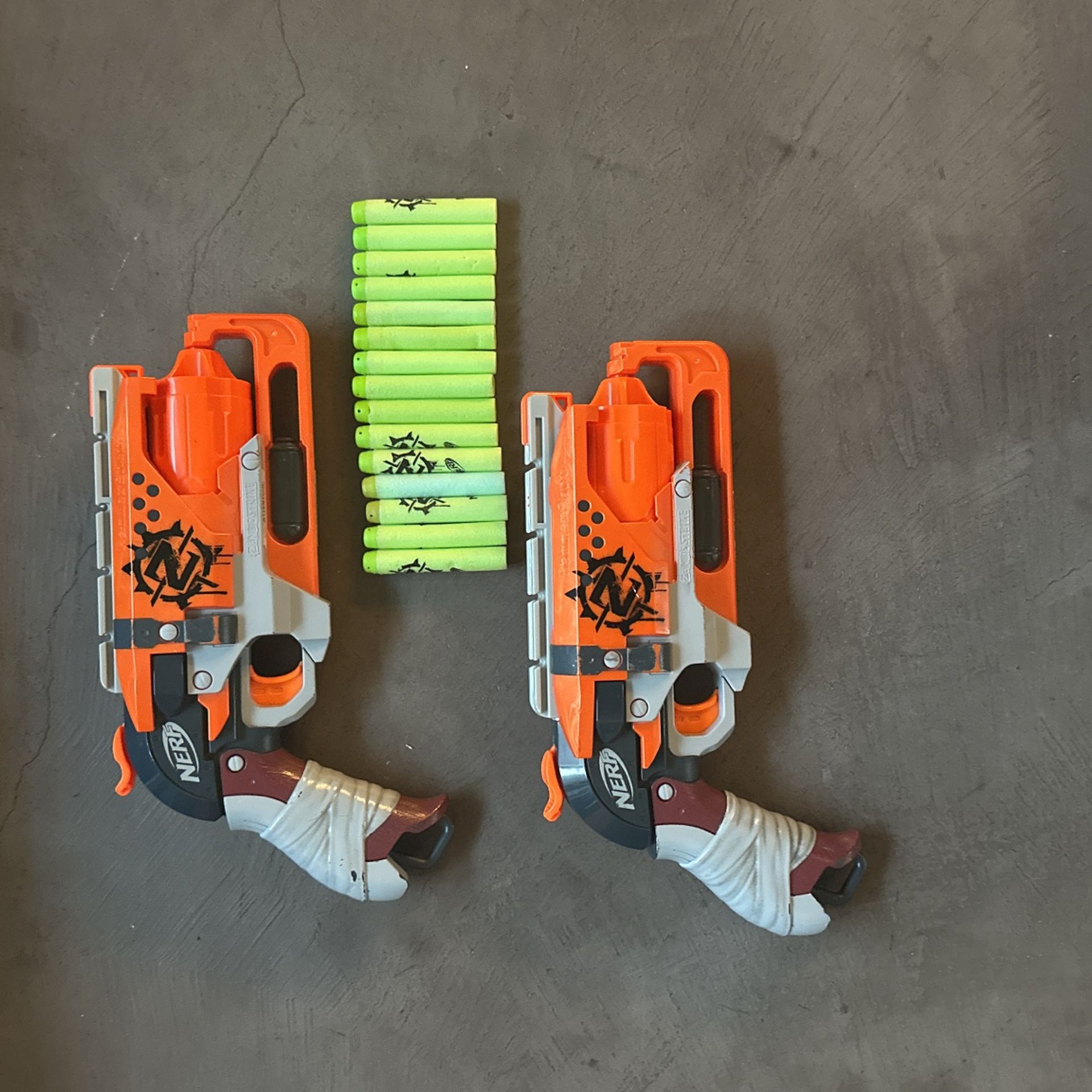 Nerf HammerShot + 15 Green Bullets