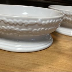 Non Slip Stoneware Cat Food Bowls 