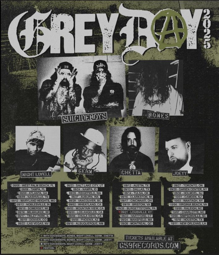 Suicide Boys Grey Day Floor Tickets Sept 5