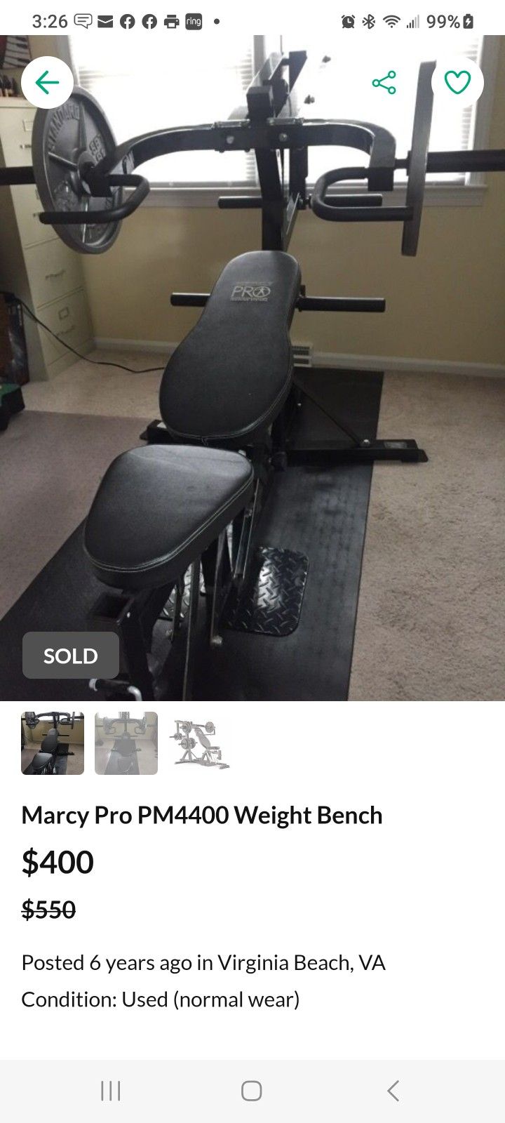 Marcy PM4400 Leverage Home Gym withWeight Bench