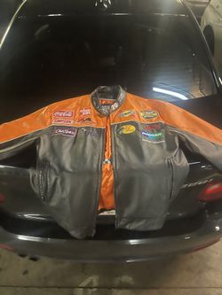 Leather Race Jacket
