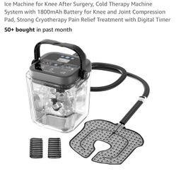 Cold Therapy Machine For Use After Knee Surgery