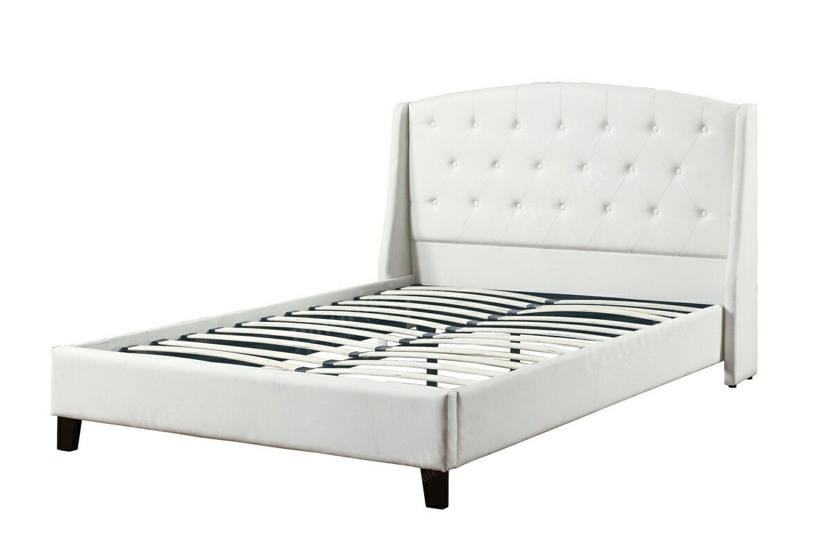 Brand new white or black Cali king platform bed frame