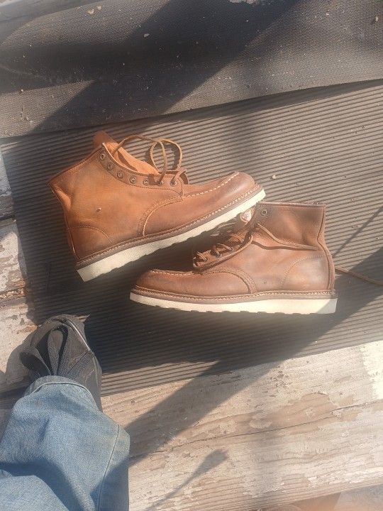 Red Wings Boots Size 10 1907 Heritage