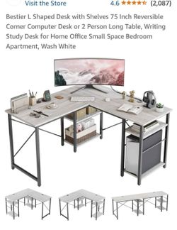L Desk or two person Desk