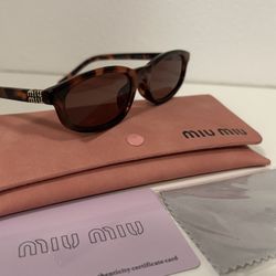 miumiu  Women's  Sunglasses MU A06S Tortoise