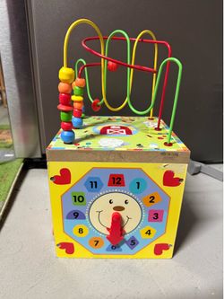 Kids Wooden Activity Square