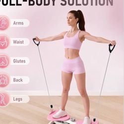 New In box Pink Waist Cruncher Twister Abs Workout Lymphatic Drainage Weight Loss 