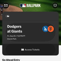 Dodgers vs SF giants