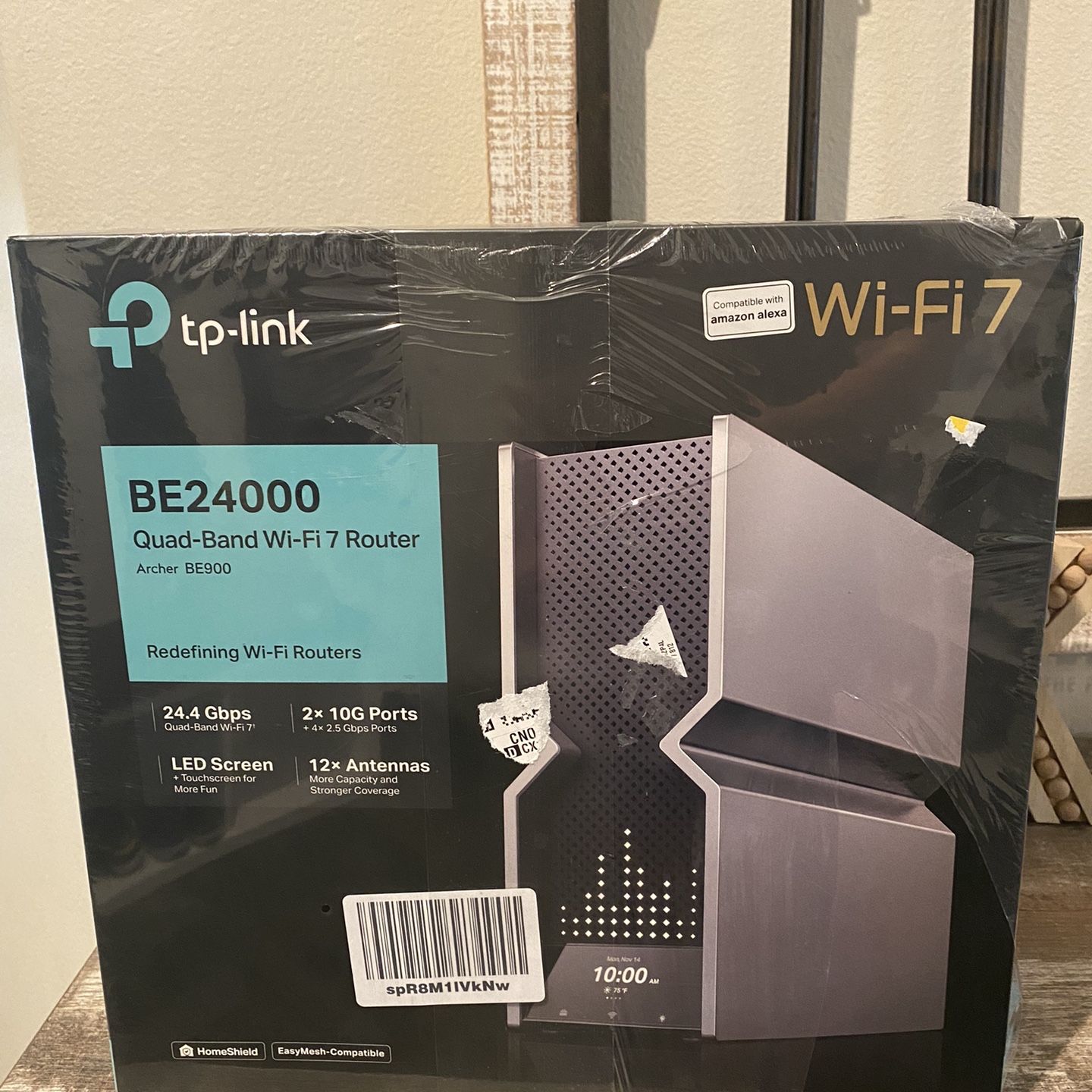 BRAND NEW SEALED TP-Link Archer BE24000 Quad-Band Wi-Fi 7 Router 