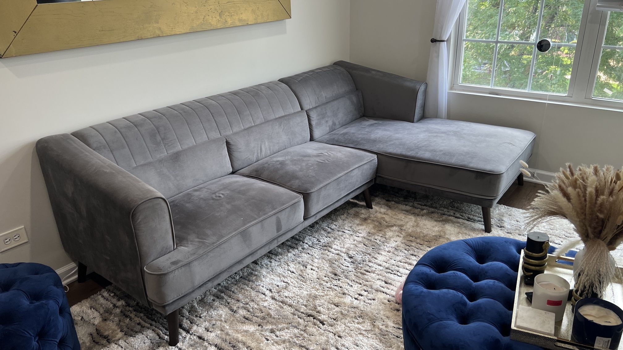 Velvet Sofa for Sale in Romeoville, IL OfferUp