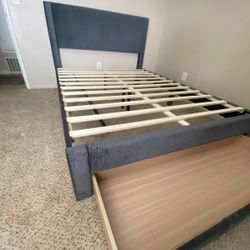 Queen Size Bed Frame With Storage