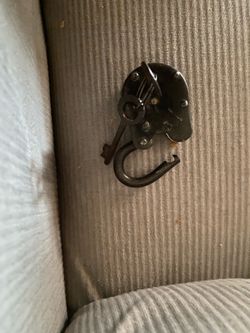 Antique Jailers Lock w Keys