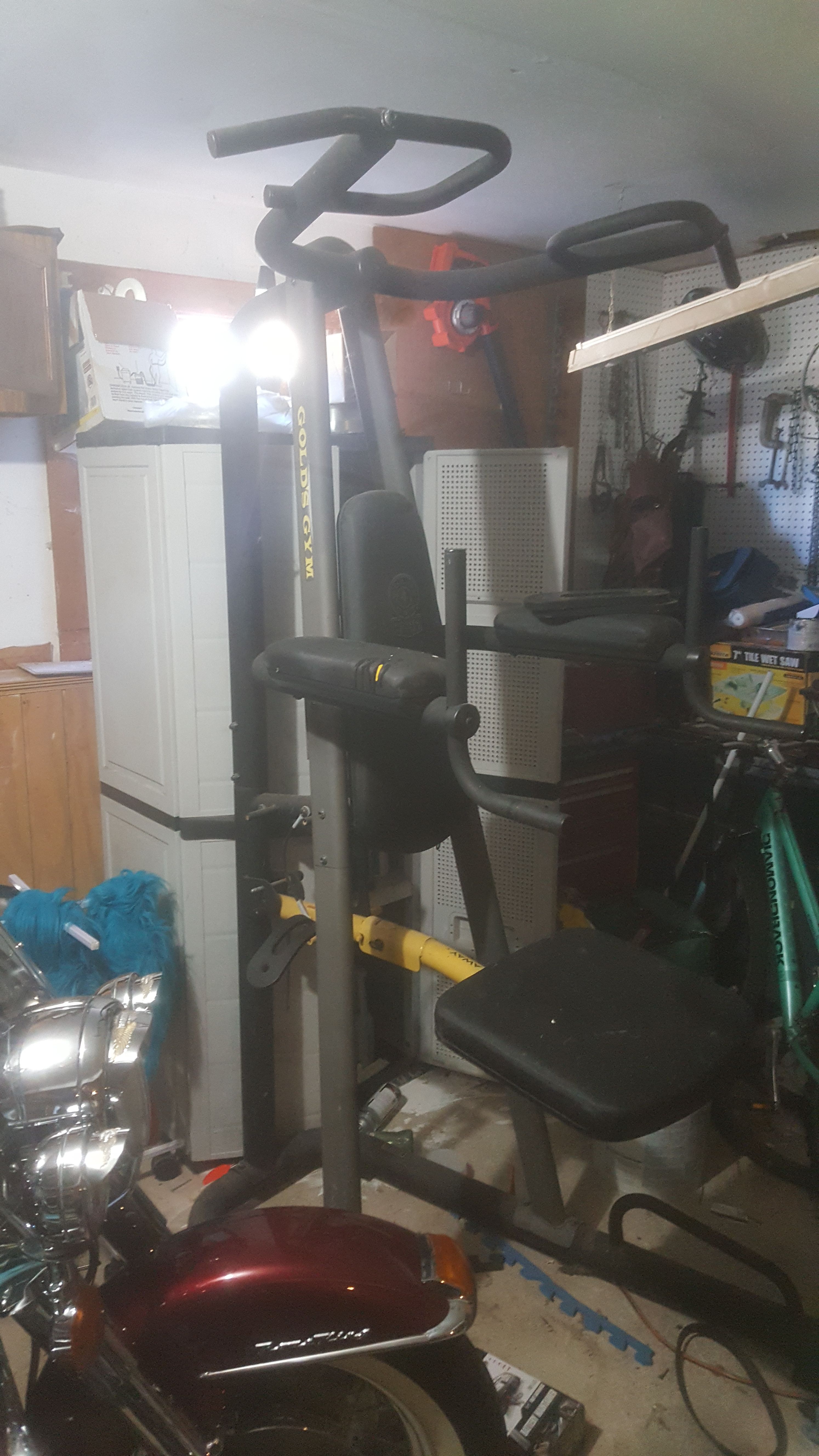Gold's gym gt 2000 power tower sale