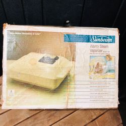 Sunbeam Warm Steam Vaporizer Model 1368