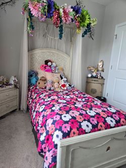 Girls Half Canopy Bed