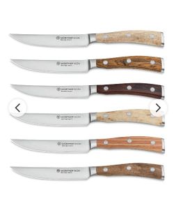 NEW Wusthof Ikon Steak Knives Set