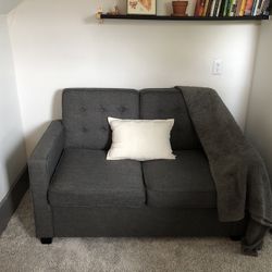 Modern Grey Couch and Pull Out Bed