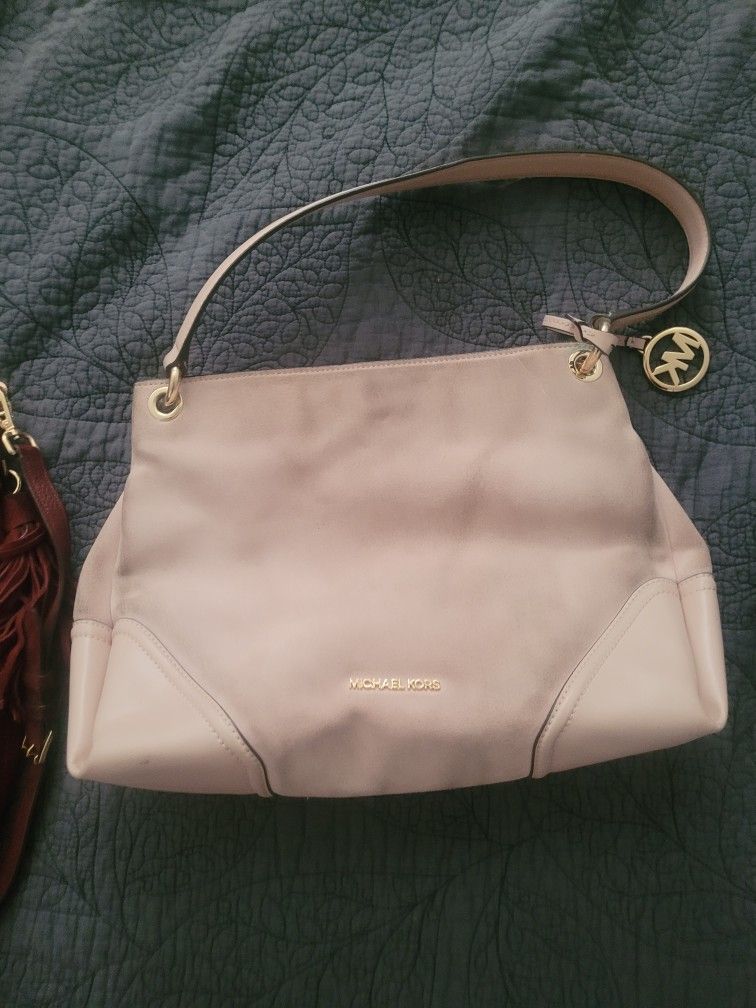 3 Genuine Leather MICHAEL KORS Handbags Authentic