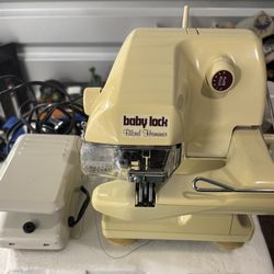 Baby Lock Blind Hemmer Sewing Machine Like New