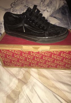 Black Velvet Vans