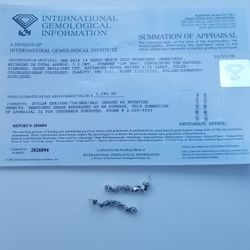 Gold Diamond earrings