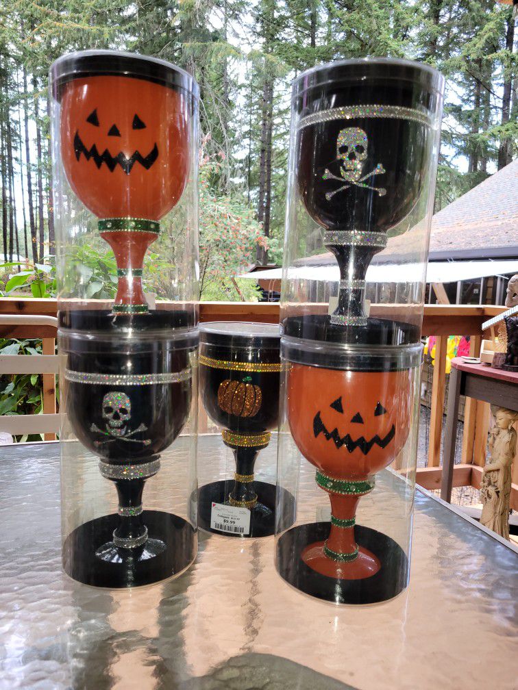 5 NEW Halloween Goblets