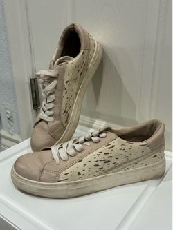 Universal Threads Tan, White, Black Sequin Sneakers Shoes