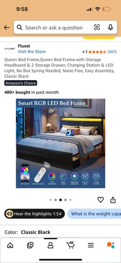Queen Bed Frame Still In Box