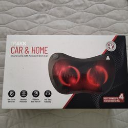 The TRAKK Pillow Shiatsu Car & Home Massager with Heat