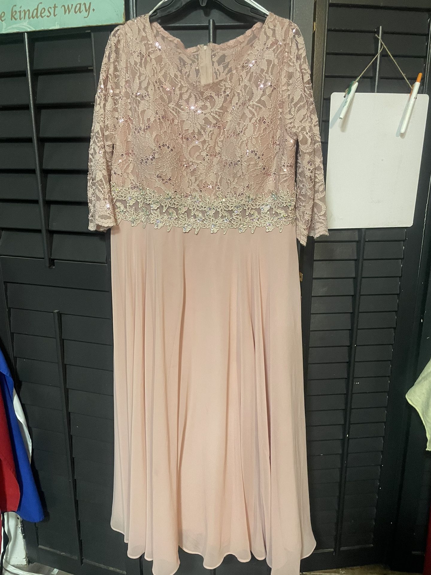 Lite Pink Long Dress