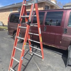 14 ' fiberglass combination ladder 
