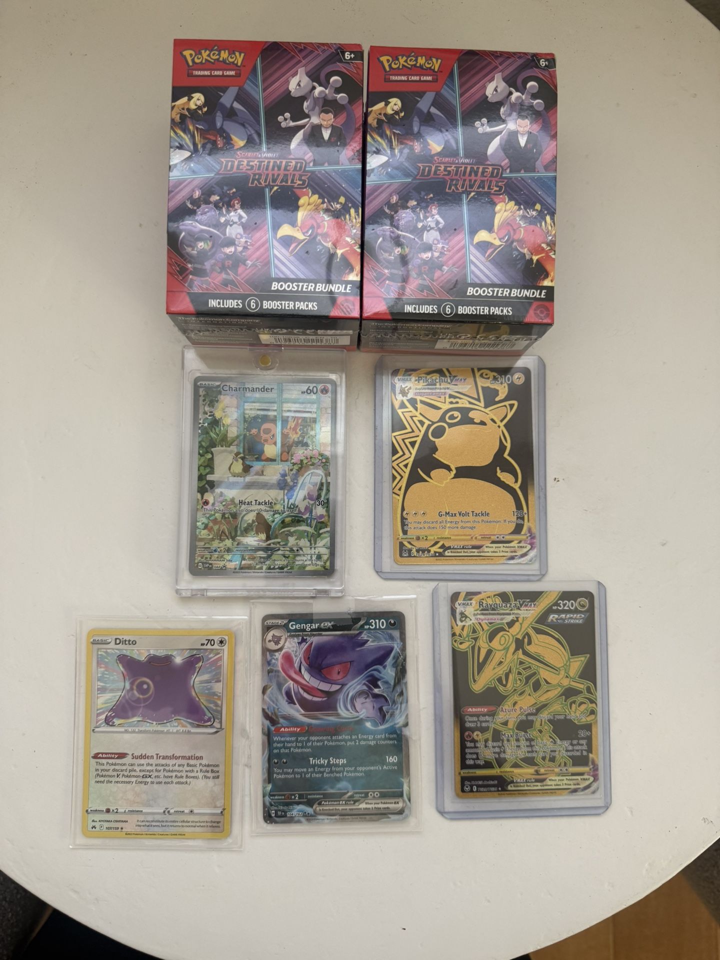 Pokémon Destined Rivals Qty 2 Plus Cards!