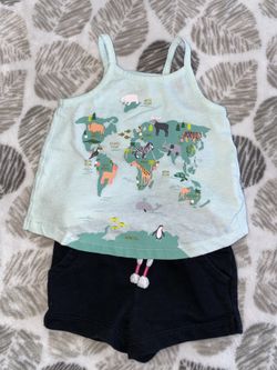 Cat & Jack 12 Months Baby Girl Outfit 