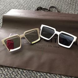 NEW Unisex Men Women Fancy Trendy Shade Sunglasses White Or Silver Available