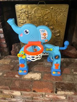 Elephant kids basketball hoop