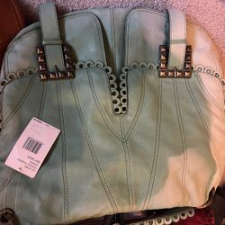 NWT Betsey Johnson Lg Hobo Peddle Pusher Tie dye Purse