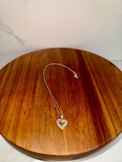 Silver Heart Pendant Necklace