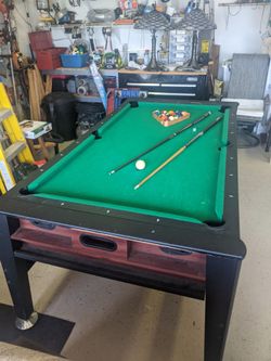 Pool Table/ Air Hockey Combo ~ can deliver