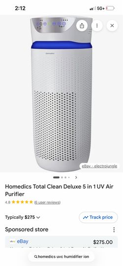 Home medics 5 in 1 air purifier