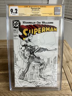 Superman #204 Jim Lee B&W Variant